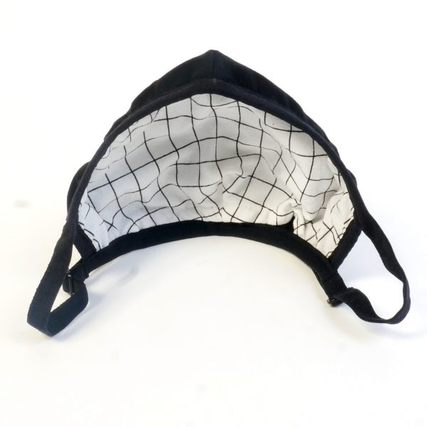 face mask black inside