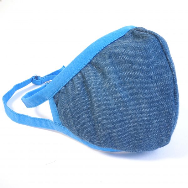 kids face mask cool denim